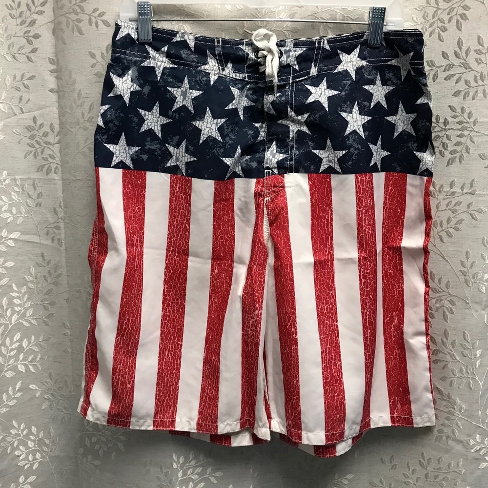 Patriotic Men's swim trunks